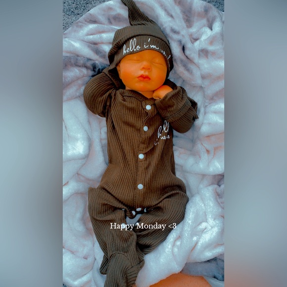 Reborn full silicone boy baby doll
